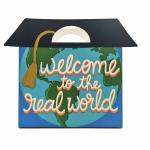 157g SGS Shopping Christmas Gift Paper Bag Recycled Printed With Twisted Rope