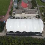 Recyclable Steel Structure Stadium Anti Rust Prefab Metal Building Gym