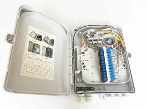 Wholesale 24 Cores FTTH Fiber Optic Outdoor Distribution Box IP55 Wall Mount Type And Pole from china suppliers