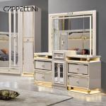 Luxury Wooden Frame King Size Leather Bed Bedroom Sets Double Home Queen Wood