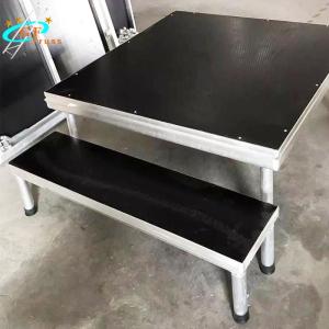 Wholesale Durable 4Legs Portable Aluminum Folding Stage 1.22*1.22M from china suppliers
