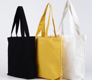 Wholesale Amazon hot simply design natural Cotton Tote Bag lightweight Reusable Grocery Shopping Cloth Bags Suitable for DIY, Gift from china suppliers
