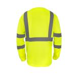 Fluorescent Orange Road Safety Products Safety Hi Vis Long Sleeve Shirts