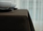 Twill Pure Color Plain Oblong Decorative Table Cloths For Indoor / Outdoor