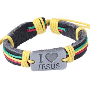 Wholesale English alphabet bracelet European style unisex leather bracelet wholesale alloy bracelet from china suppliers