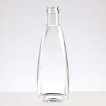 250ml 500ml 700ml 750ml Glass Liquor Bottle for Vodka Whiskey Gin Spirit Rum