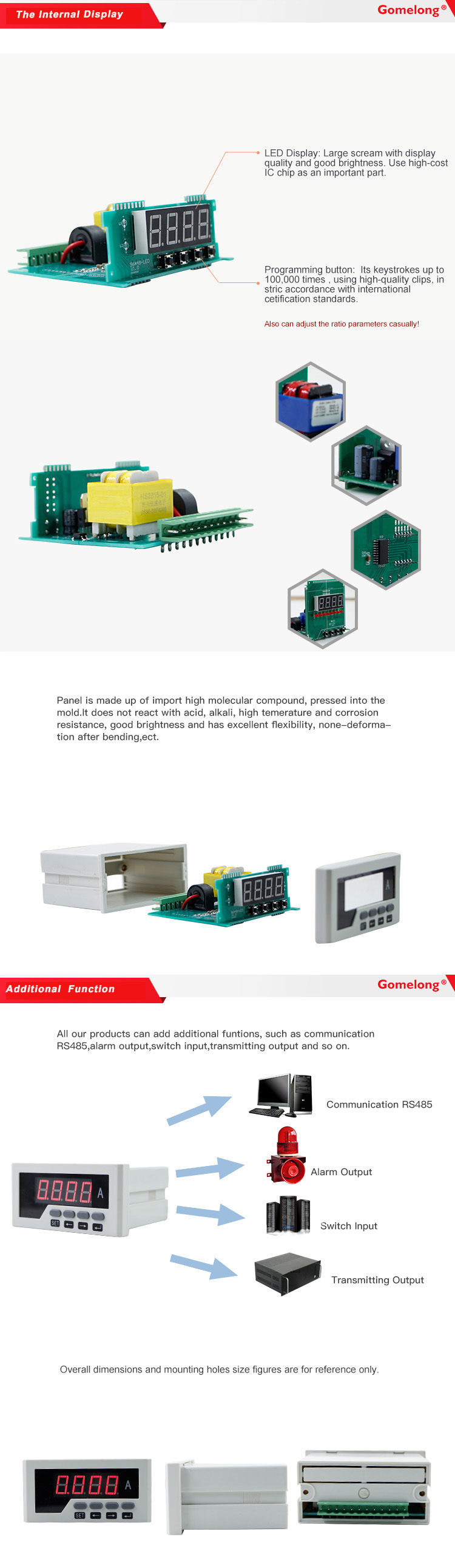 Hot selling single phase digital current meter