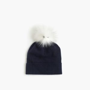 Wholesale Plain Knitted Pom Pom Hat Soft Material Gift For Daughter Casual Wear Style from china suppliers