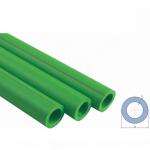 Glue Connection PPR Pipe PN16 for Hot Water in White Green Manufactured