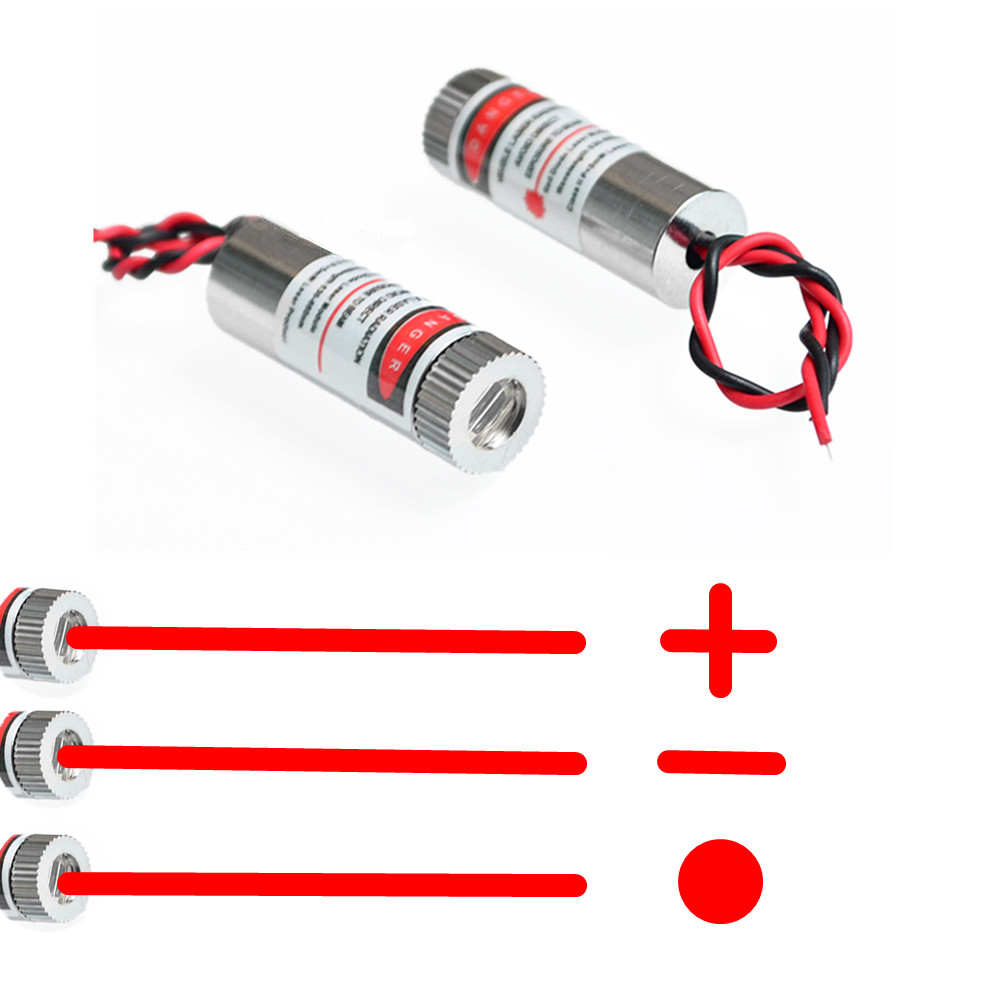 Adjustable 12x45MM 650nm 5mw Red Cross Laser Module