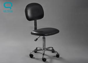 Wholesale PU Leather ESD Cleanroom Chairs With Plastic Armrest from china suppliers