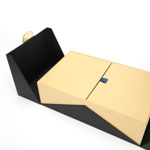 Wholesale OEM Collapsible Rigid Box , Cardboard Magnetic Flap Gift Box from china suppliers
