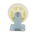 4inch 5inch 6inch 8inch Heavy Duty White Rubber Iron Casters Wheels for Heavy