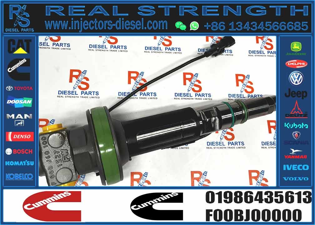 Auto Parts Common Rail Diesel Fuel Injector 1000019903 For Cummins QSK19 QSK38 QSK60 0986435912 Y431K05419 01986435613
