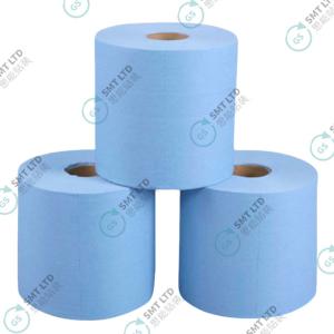 Wholesale White Blue Decontamination Oil Absorbent Spot Wiping Paper 25*38 Industrial Large Roll Dust Free Paper from china suppliers