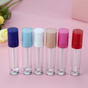 Wholesale 6ml Empty Lip Gloss Tube Transparent White Lipgloss Plastic from china suppliers