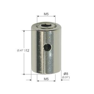 Wholesale 8mm Diameter Steel Ceiling Mounted Wire Rope Coupler Hanging System YW86264 from china suppliers