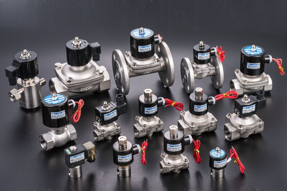 Welding Machine Natural Gas Solenoid Valve 220V AC Pilot Piston