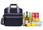 Fashionable Insulated Beach Tote Cooler Bag / Insulated Bottle Cool Bag For