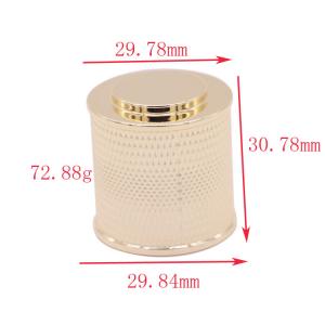 Wholesale Cylindrical Zamak Perfume Caps from china suppliers