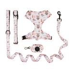 Personalized Cute Dog Collar Lead Set XL Dog Leads For Big Dogs