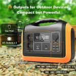 1800W Portable Power Station Lifepo4 Portable Solar Generator Kit 15kg