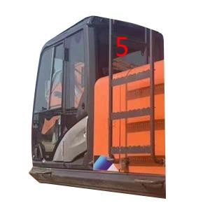 Wholesale Tempered HITACHI Excavator Cab Glass 5mm Back Side Window Replacement from china suppliers