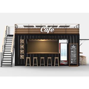 Wholesale Compact Mobile Expandable Prefab House For Fashion Cafe Shop And Boutique Wine Bar from china suppliers