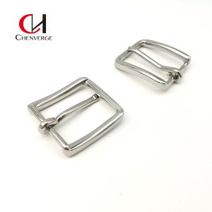 Wholesale Zinc Alloy Simple Belt Buckle 30mm Silver Glossy Color Changeable from china suppliers