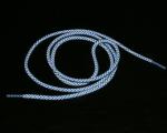 Red Oval 1Pair Reflective Shoelaces Sneaker Sport 100/120/140/160CM