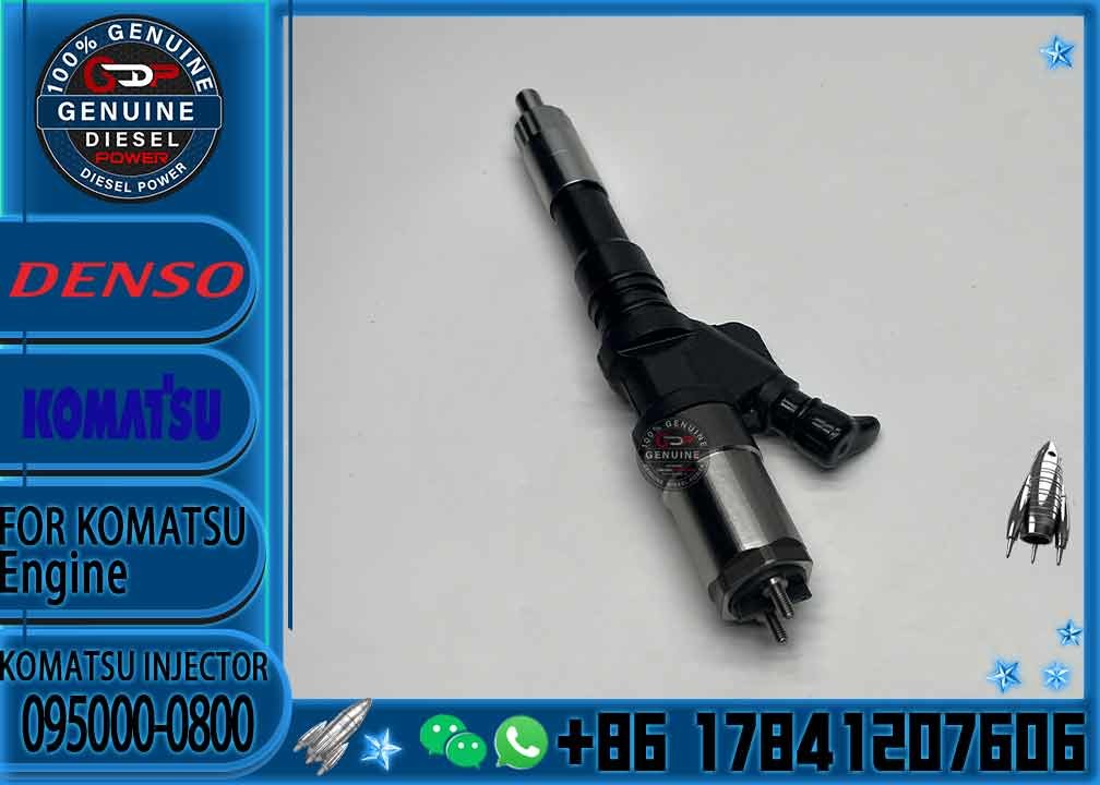 High Quality Diesel Fuel Injector 095000-0800 For Komatsu PC450-7 WA470-5