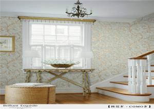 Wholesale Pvc Vinyl Peelable Metallic Damask Wallpaper Non Pasted With Water Ink Printing from china suppliers