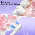 Travel Set Sonic Toothbrush 2 in 1 Water Flosser Teeth Oral Irrigator Electric