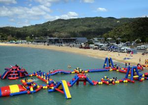 Wholesale Amazing Inflatable Water Park For Lake , Huge Water Park Inflatable With 0.9mm PVC from china suppliers