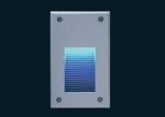 LED Wall Light Recessed 3mm Tempered Glass Good Heat Dissipation 120°Beam Angle