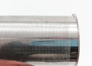 Wholesale 220 Micron 0.5mm Thickness Perforated Metal Pipe , Water Filter Elements For Coffee from china suppliers