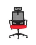 Red Task Chairs serving the staff put in the office / meeting room