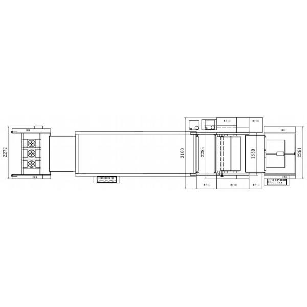 6200PCS/H UV Spot Coating Machine Glazing 1090×1440mm