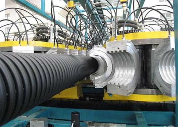 High Performance PE Corrugated Plastic Pipe Extrusion Line CE ISO9001