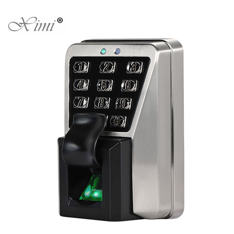 IP65 Waterproof Fingerprint Door Access Control System With 13.56MHZ IC Card Reader And Keypad ZK MA500 Fingerprint Reader