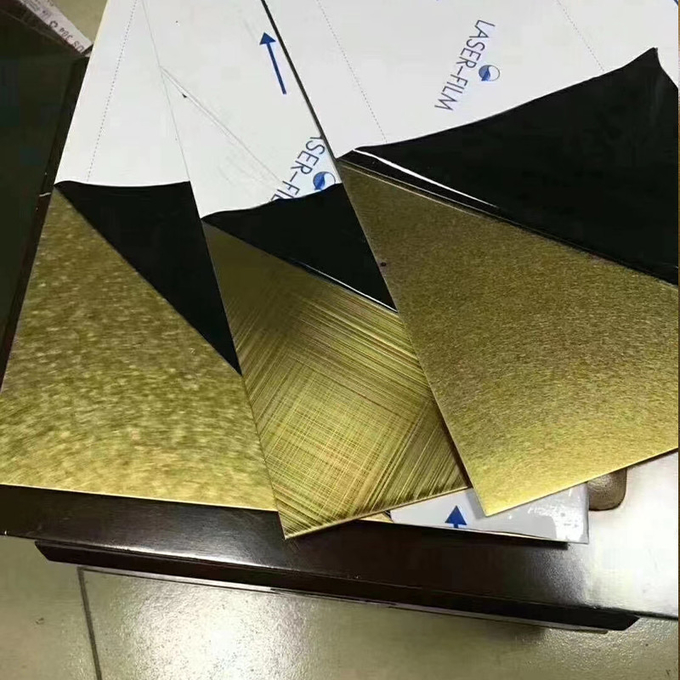 Hairline HL Brushed Finish Stainless Steel Sheet 0.5mm Thickness Stainless Steel Plate