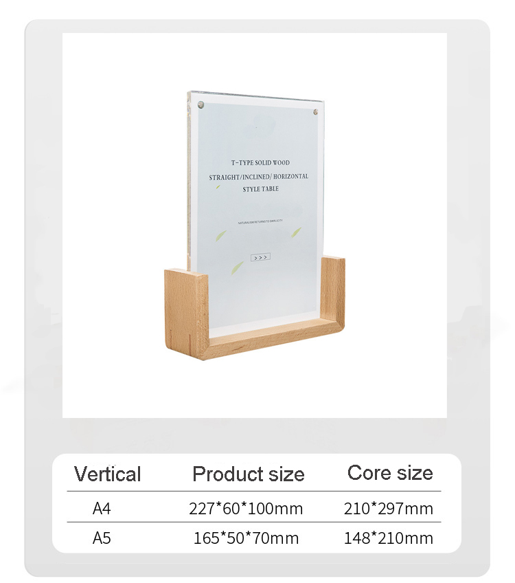 Acrylic Desktop Mail Organizer Vertical Display Mail Organizer Customized