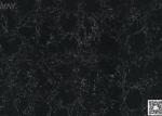 Heat Resistant Carrara Black Quartz Tiles Flooring Home Decoration Anti Faded