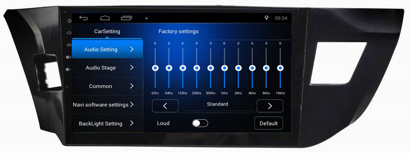 Ouchuangbo car digital screen gps navi radio for Toyota Levin 2014 with USB SWC 1080P Video BT android 8.1 system