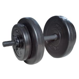 Wholesale Gym Rubber Coated Dumbbell Set Barbell 20kgs Unisex Gender Black from china suppliers