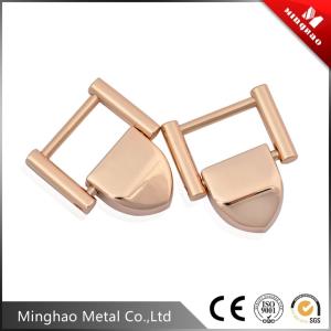 Wholesale Minghao high quality 18.67*11.77mm metal Light gold sqare buckle from china suppliers