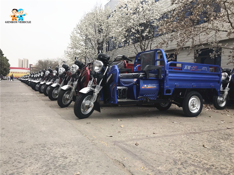 3 Wheels 5 Tons Heavy Duty Tipping motorized cargo tricycle Diesel For Adult