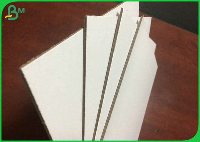 Laminated 2.5mm 3mm Coated White Lined Solid Board For Jigsaw and games boxes