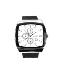 Men's Quartz Wristwatch Water Resistant With Leather Band
