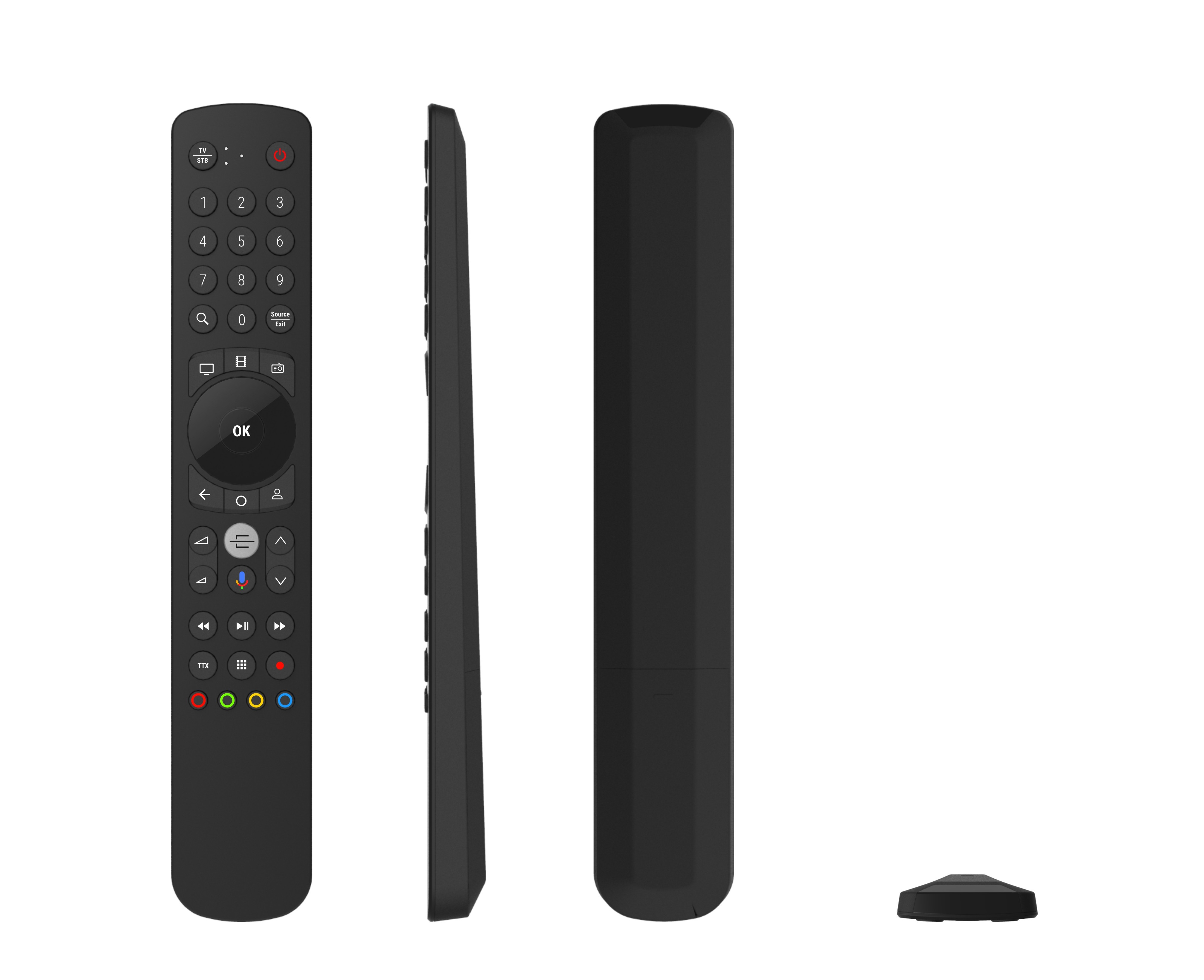 Mini Size 2.4 G RF Remote Control Convenient To Use Compact Design Strong Anti Interference